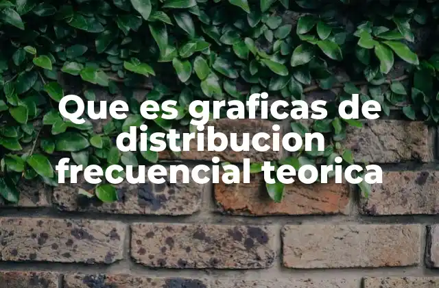 Que es Graficas de Distribucion Frecuencial Teorica