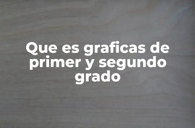 Que es Graficas de Primer y Segundo Grado