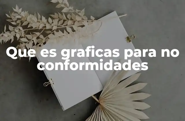 Que es Graficas para No Conformidades