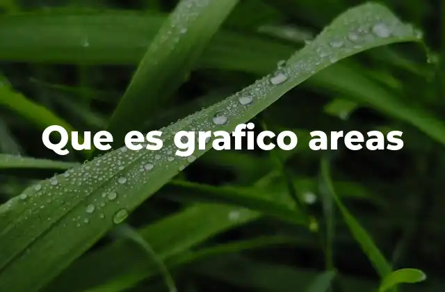 Que es Grafico Areas