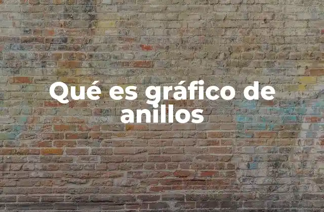 Qué es Gráfico de Anillos