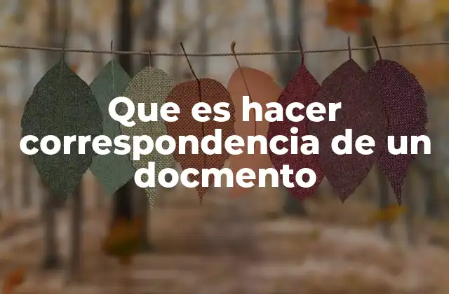La importancia de la coherencia entre documentos