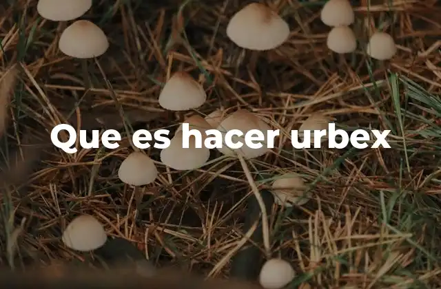 Que es Hacer Urbex
