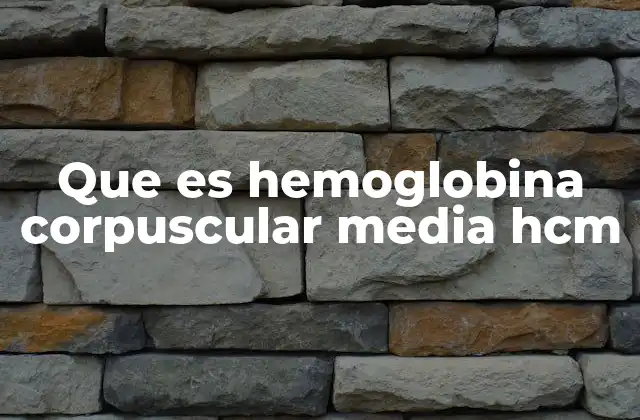 Que es Hemoglobina Corpuscular Media Hcm 2 La importancia de los índices hematológicos en el diagnóstico