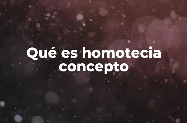 Propiedades de la homotecia