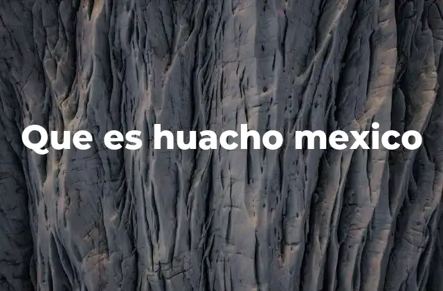 El uso del término huacho en el lenguaje cotidiano mexicano