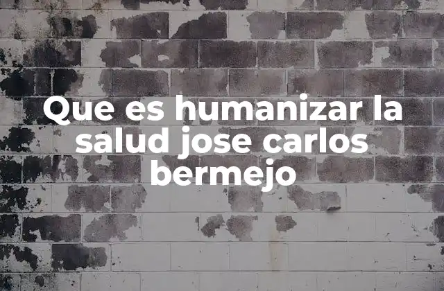 Que es Humanizar la Salud Jose Carlos Bermejo 2 La importancia de un enfoque centrado en la persona en la atención sanitaria