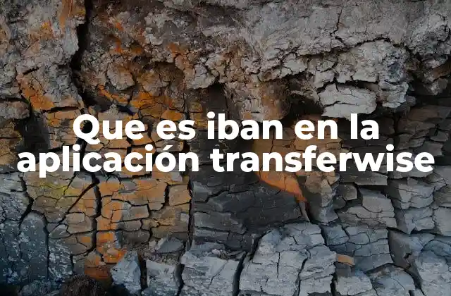 Que es Iban en la Aplicación Transferwise