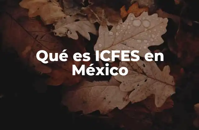 Qué es Icfes en México