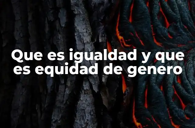 El rol de la equidad en la construcción de sociedades justas
