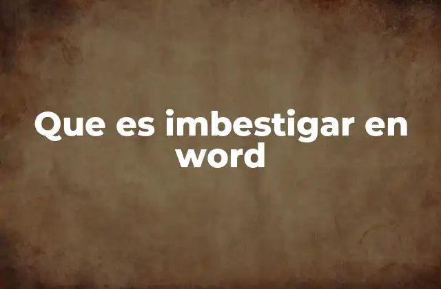 Que es Imbestigar en Word 2 Cómo Word detecta y corrige errores como imbestigar