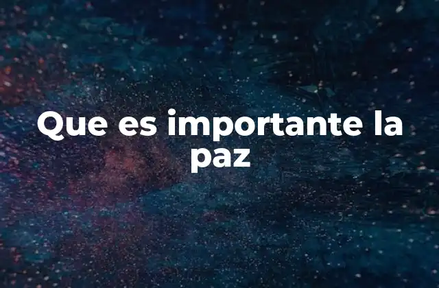 La importancia de la armonía en la vida diaria