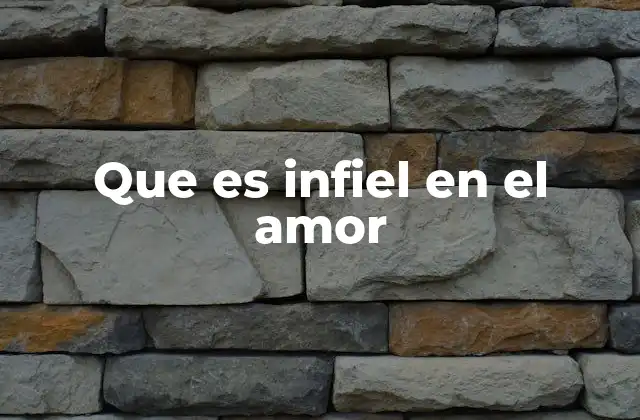 Que es Infiel en el Amor 2 El impacto emocional de la infidelidad en una relación