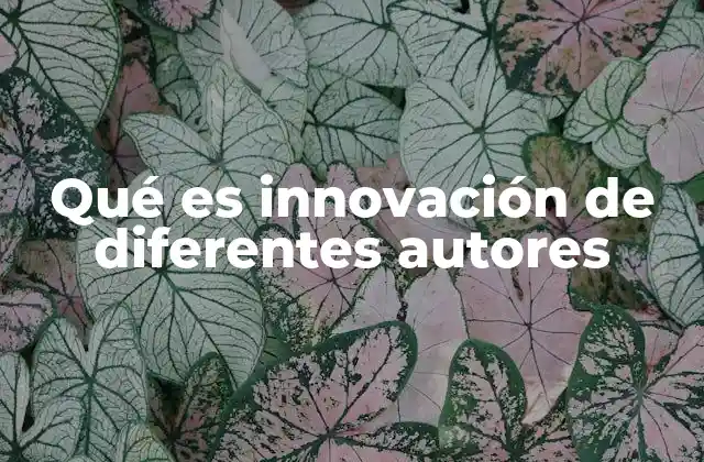 La evolución del concepto de innovación a través del tiempo