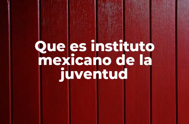Apoyo integral para los jóvenes mexicanos