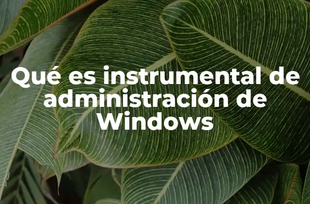 La importancia de las herramientas administrativas en Windows
