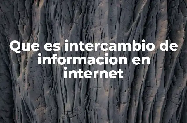 Que es Intercambio de Informacion en Internet 2 La evolución del flujo de datos en la web