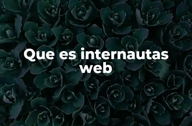 Que es Internautas Web