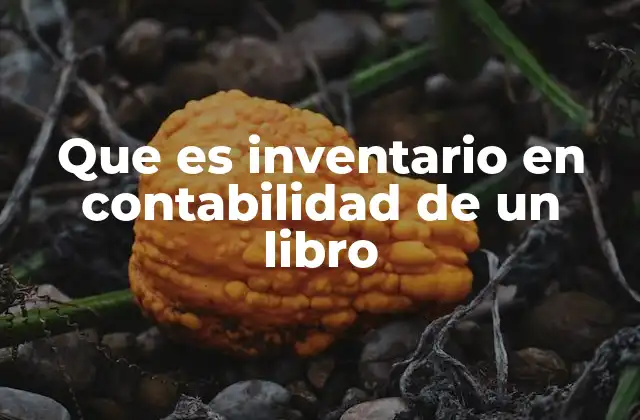 La importancia del inventario en el control financiero de un negocio de libros