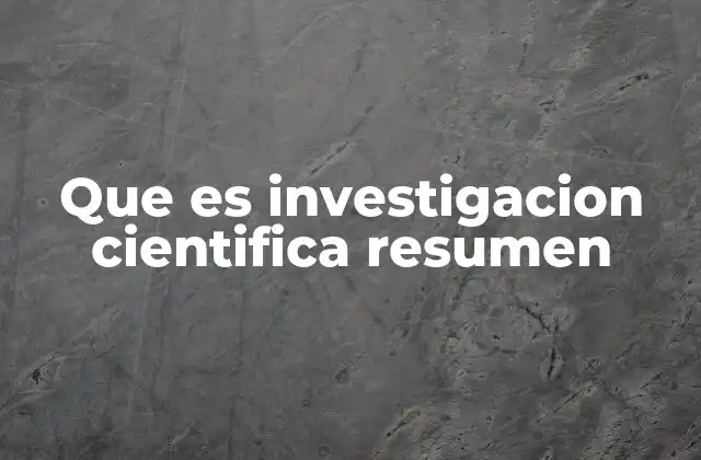 El rol de la investigación en el avance del conocimiento