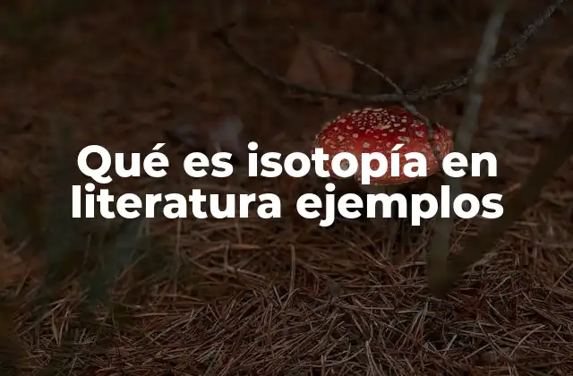 Qué es Isotopía en Literatura Ejemplos 2 La relación entre texto y contexto