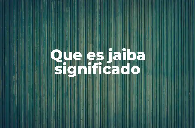 El origen y uso del término jaiba en la lengua hispana