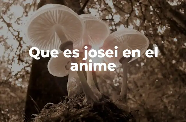 Que es Josei en el Anime