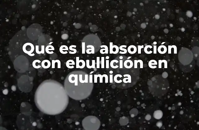 Qué es la Absorción con Ebullición en Química