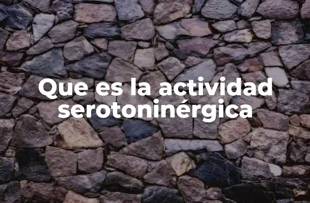 El papel de la serotonina en el equilibrio mental