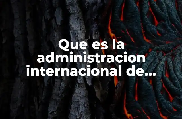 Que es la Administracion Internacional de Recursos Humanos