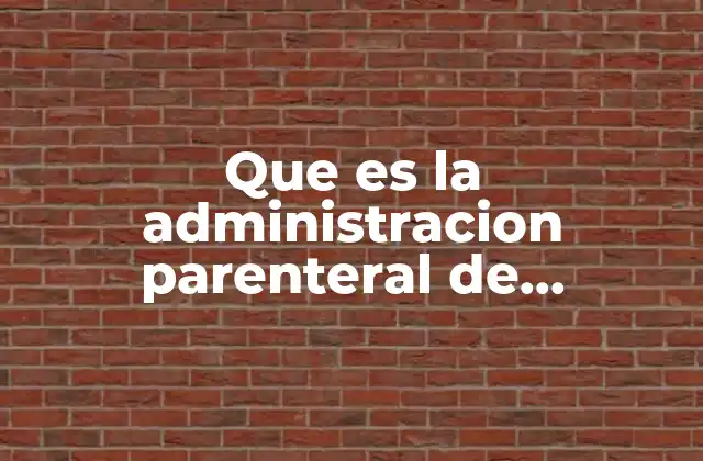 Métodos de administración de medicamentos sin pasar por el estómago