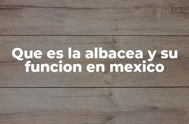 Que es la Albacea y Su Funcion en Mexico 2 El albacea y su importancia en el proceso de sucesión