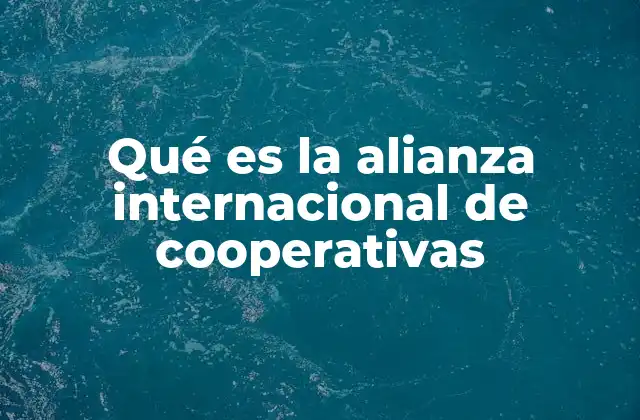 El papel de las cooperativas en el desarrollo económico global