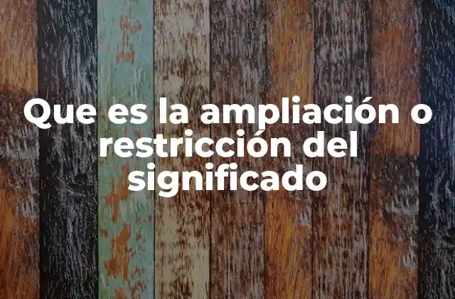 El dinamismo del lenguaje y la evolución semántica