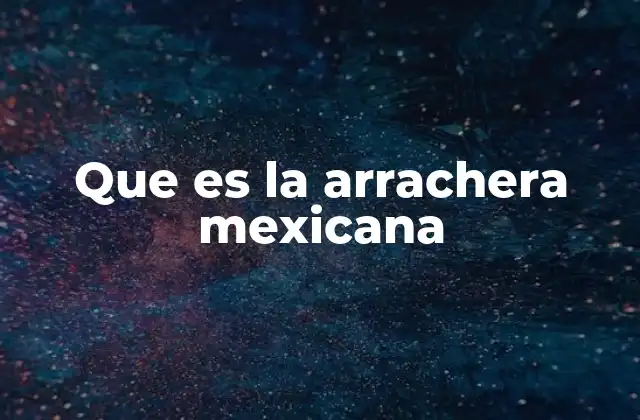 Que es la Arrachera Mexicana