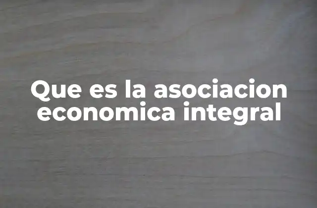 Que es la Asociacion Economica Integral 2 La importancia estratégica de las alianzas económicas profundas