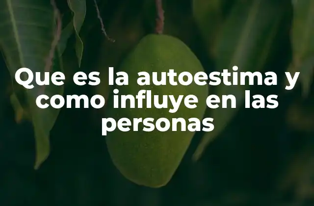 Que es la Autoestima y como Influye en las Personas 2 El impacto de la autoestima en el desarrollo emocional y social