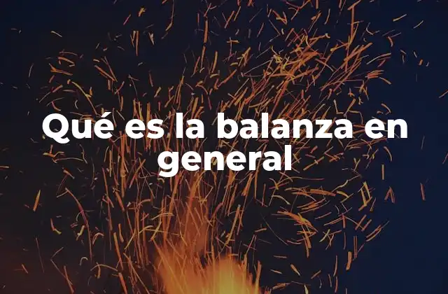 El papel de la balanza en la vida cotidiana