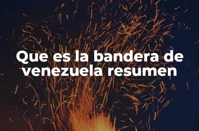 El diseño de la bandera venezolana y su importancia cultural