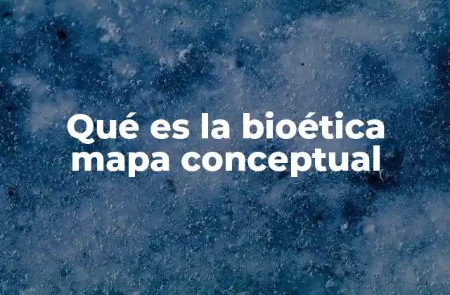 Qué es la Bioética Mapa Conceptual