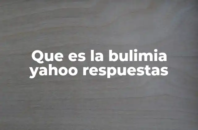 Cómo se diferencia la bulimia de otros trastornos alimentarios