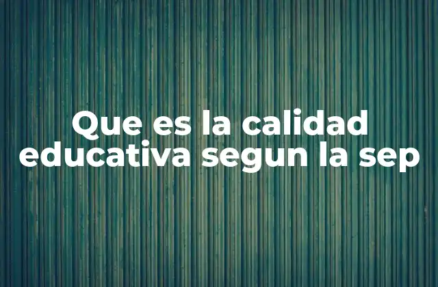 La importancia de los estándares educativos en la definición de calidad