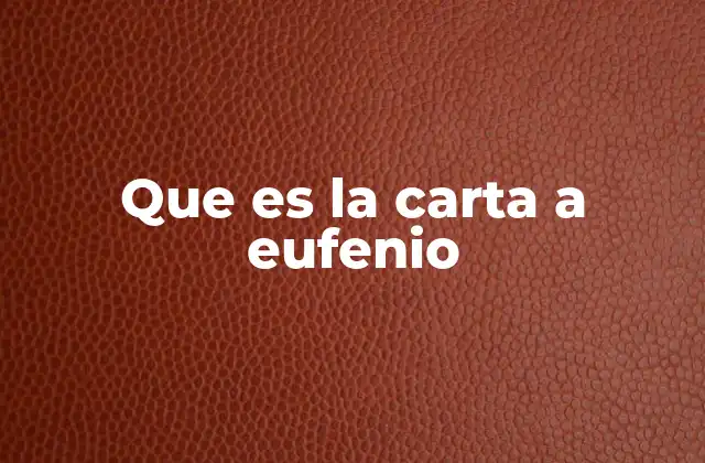 Que es la Carta a Eufenio 2 El contexto filosófico y religioso de la carta