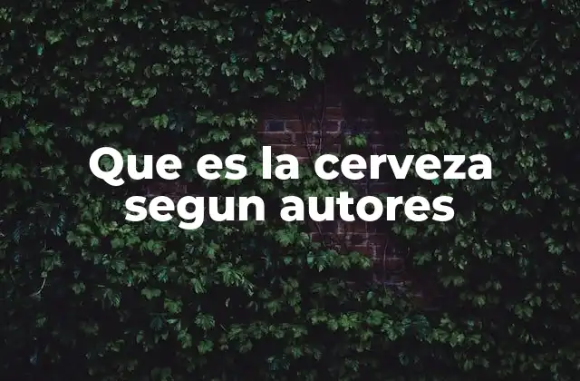 La cerveza como reflejo de la identidad cultural