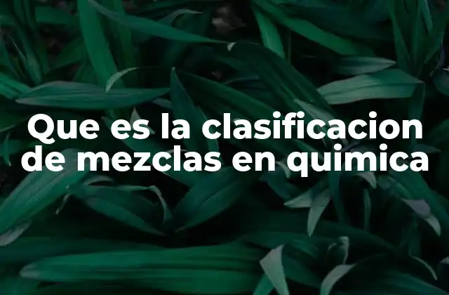 La importancia de entender las mezclas en el estudio de la materia