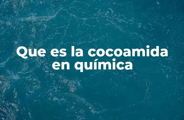 Que es la Cocoamida en Química 2 La importancia de la cocoamida en la industria cosmética