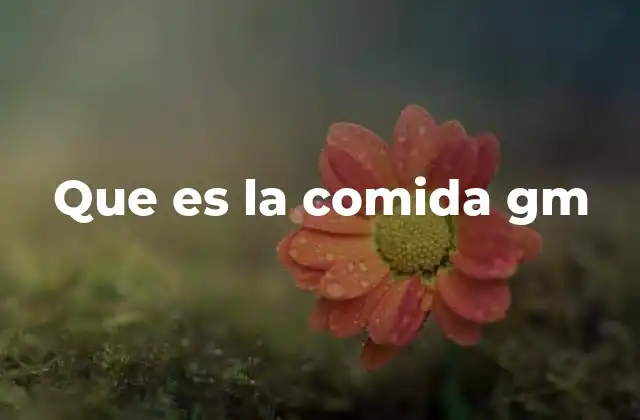 El impacto de la comida GM en la agricultura moderna