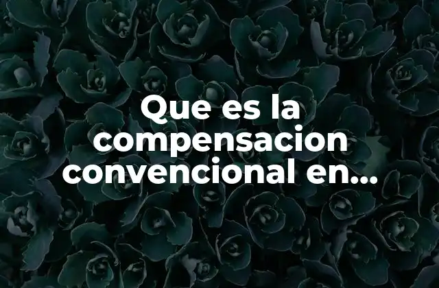 Que es la Compensacion Convencional en Materia Mercantil