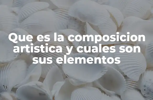 La base visual de cualquier obra creativa