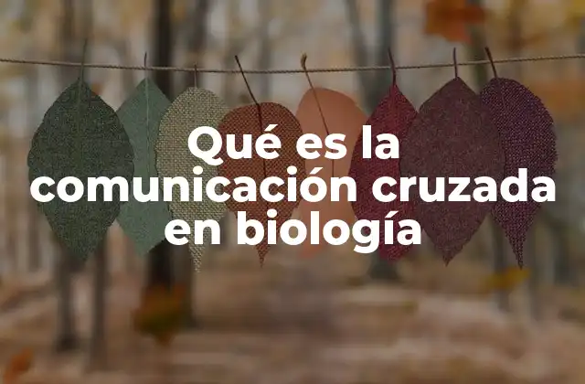 La base de la interacción biológica entre especies